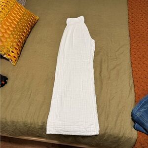 White Textured Cotton Top by Locus and Luna. - NWT